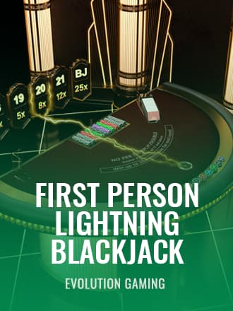 First Person Lightning Blackjack